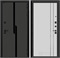 Входная дверь Карбон 10 (Лофт графит / Белый рельеф софт) для установки в квартиру 31250 - фото 145257