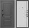 Входная дверь Орлеан 10 (Муар серый / Белый рельеф софт, черный молдинг) для установки в квартиру 31270 - фото 145497