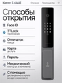 Входная дверь Эволаб Смарт - 01 Венге, стекло белое для установки в квартиру 31548