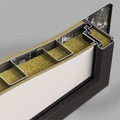 Входная дверь Роял Смарт - зеркало Фацет Белый софт для установки в квартиру 31583