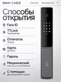Входная дверь Пиано Смарт 2.0 с умным замком - зеркало Дольче Капучино для установки в квартиру 31898
