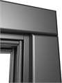 Входная дверь Урбан Блэк с умным замком - Страйк Капучино для установки в квартиру 32222