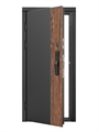 Входная дверь Престиж с умным замком - Классика Венге для установки в квартиру 32307
