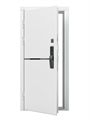 Входная дверь Тренд Вайт с умным замком - Горизонт Грей софт для установки в квартиру 32802