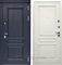 Входная металлическая дверь Дива МД-45 (Роял вуд Синий / Белый матовый)