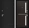 Входная металлическая дверь Лабиринт Классик 2 (Шагрень черная / Венге)