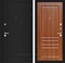 Входная металлическая дверь Лабиринт Классик 3 (Шагрень черная / Орех бренди)