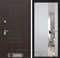 Входная металлическая дверь Лабиринт Мегаполис с Зеркалом (Венге / Акация светлая)