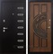 Входная металлическая дверь Лекс Витязь Голден патина черная (панель №27)