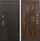 Входная дверь с терморазрывом Лекс Термо Сибирь 3К Голден патина черная (панель №27)