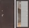 Входная металлическая дверь Лабиринт Классик 19 Зеркало (Антик медный / Грей софт)