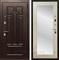 Входная металлическая дверь Армада Эврика 3К с Зеркалом Пастораль (Венге / Дуб белёный)