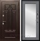 Входная металлическая дверь Армада Эврика 3К с Зеркалом Пастораль (Венге / Графит софт)