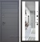 Входная дверь Армада Италия с зеркалом СБ-16 (Графит софт / Белый матовый) - фото 46846