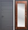 Входная дверь Армада Италия с зеркалом Пастораль (Графит софт / Берёза морёная) - фото 46901