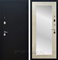 Входная дверь Армада Престиж с зеркалом Пастораль (Чёрный муар / Дуб белёный) - фото 46932