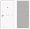 Входная металлическая дверь Лабиринт Line White 13 (Шагрень белая / Грей софт)
