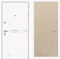 Входная металлическая дверь Лабиринт Line White 5 (Шагрень белая / Венге светлый)