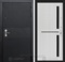 Входная металлическая дверь Лабиринт Black 2 (Чёрный кварц / Сандал белый)