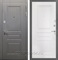Входная стальная дверь Интекрон Брайтон ФЛ-243 (Дуб вуд графит / Белый матовый)
