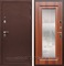 Входная дверь Триумф 3К с зеркалом ФЛЗ-120 (Медный антик / Берёза морёная) - фото 52202