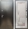 Входная дверь Триумф 3К с зеркалом Оптима (Антик серебро / Сандал белый) - фото 53013