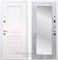 Входная металлическая дверь Армада Премиум Н Зеркало Пастораль (Белый / Бетон светлый)