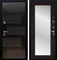 Входная дверь Тесла с зеркалом Пастораль (Венге / Венге) для установки в квартиру 17308