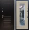 Входная дверь Армада Люксор с зеркалом (Венге / Белёный дуб) - фото 55269