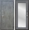 Входная дверь Армада Нова зеркало Пастораль (Бетон тёмный / Графит софт) - фото 56346