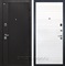 Входная металлическая дверь Интекрон Олимпия Блэк ФЛ-316 (Лофт чёрный / Ясень белый)
