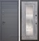 Входная дверь Армада Италия с зеркалом ФЛЗ-120 (Графит софт / Бетон темный) - фото 61933
