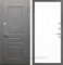 Входная стальная дверь Интекрон Брайтон Гладкая (Дуб вуд графит / Силк Сноу)