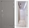 Входная металлическая дверь Лабиринт Formo с зеркалом Максимум (Шато Латте / Сандал белый)