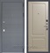 Входная металлическая дверь Лира 3К Доррен (Графит софт / Эмаль слоновая кость)