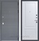 Входная металлическая дверь Лира 3К Доррен (Графит софт / Эмаль белая)