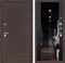 Входная дверь Лабиринт Классик с зеркалом Максимум (Антик медный / Черный кварц)