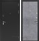 Входная металлическая дверь Персона Евро-2 панель №150 (Чёрный муар / Бетон темный)