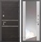 Входная металлическая дверь Интекрон Неаполь с зеркалом ФЛЗ-156 (Лен Сильвер / Сосна белая)