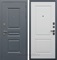 Входная металлическая дверь АСД Барселона (Муар серый / Капучино ZB 853-2)