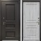 Уличная входная дверь с терморазрывом Лекс Термо Айсберг 3К (Муар коричневый / Сосна белая)