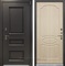 Уличная входная дверь с терморазрывом Лекс Термо Айсберг №14 (Муар коричневый / Беленый дуб)