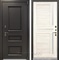 Уличная входная дверь с терморазрывом Лекс Термо Айсберг №47 (Муар коричневый / Беленый дуб)