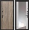 Входная металлическая дверь Интекрон Профит Black зеркало ФЛЗ-516 (Дуб Турин / Сосна белая)