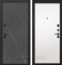 Входная металлическая дверь Интекрон Профит Black Гладкая (Гранит Лава / Силк Сноу)