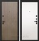 Входная металлическая дверь Интекрон Профит Black Гладкая (Шпон Венге коричневый / Силк Сноу)