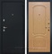Входная металлическая дверь Лекс 2 Рим №16 (Черный шелк / Дуб натуральный)