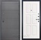 Входная металлическая дверь Лекс Сенатор 3К №85 (Софт графит / Софт белый снег)