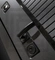 Фрагмент отделки снаружи двери Лекс Гранд Рояль Черный кварц