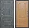 Входная дверь Соната №16 (Бетон темный / Дуб натуральный) - фото 77580